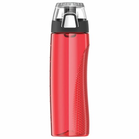 THERMOS 24-Ounce Plastic Hydration Bottle with Meter (Hot Coral) HP4107HC6